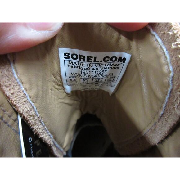 SOREL Women's Brex Boot Lace - Size 9.5 Women's Used - Picture 5 of 7